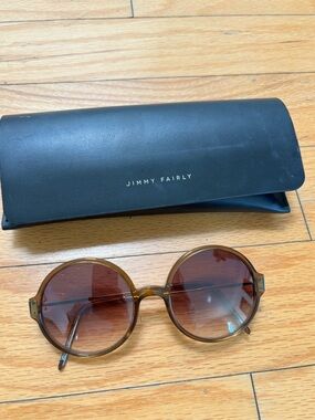 Jimmy Fairly Round Oversized Sunglasses